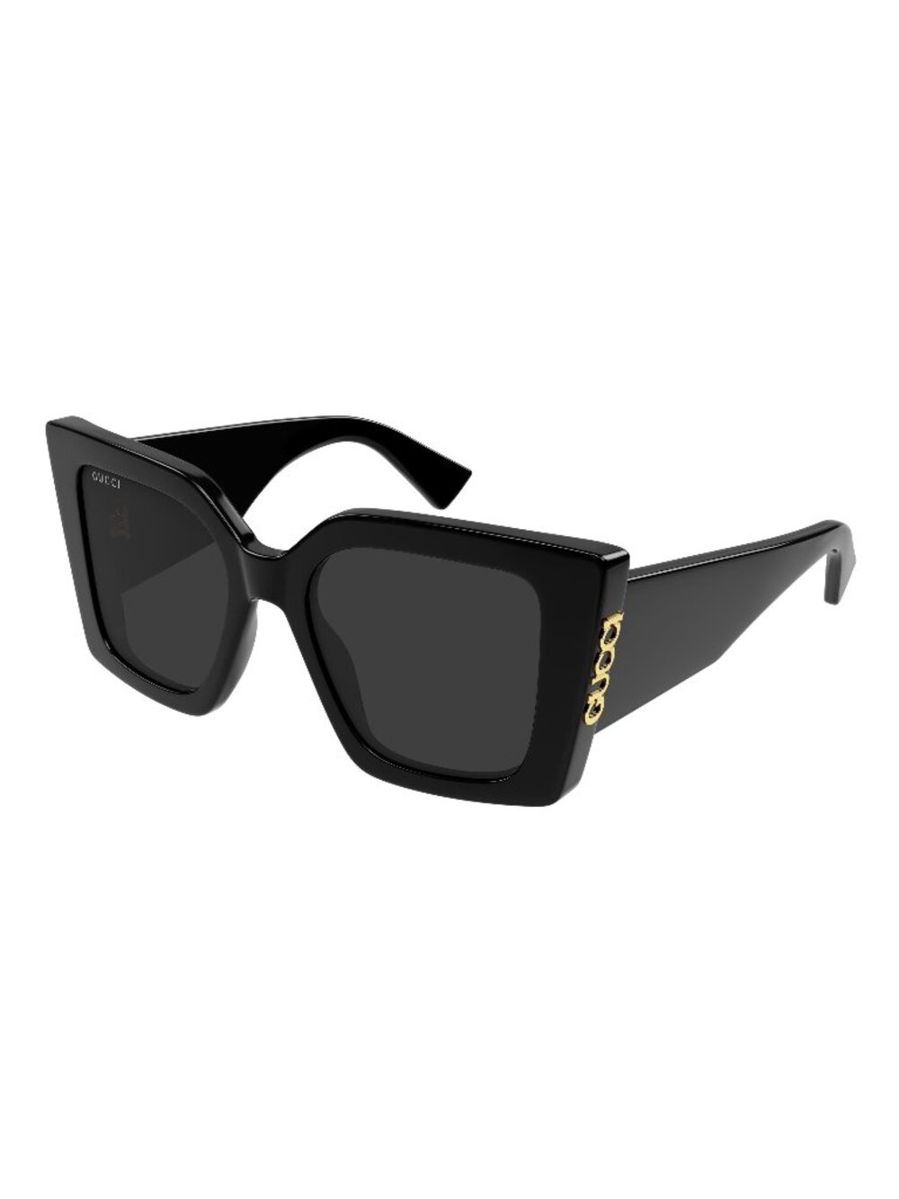 New Gucci Women's Sunglasses Black Grey Lens Acetate Frame GG2039S 001 51